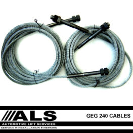 GEG 240 2 post lift Cables