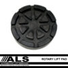 Rotary 2 post lift pads