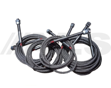 Full set of cables suitable for AGM-M43 vehicle lift, ramp, hoist
