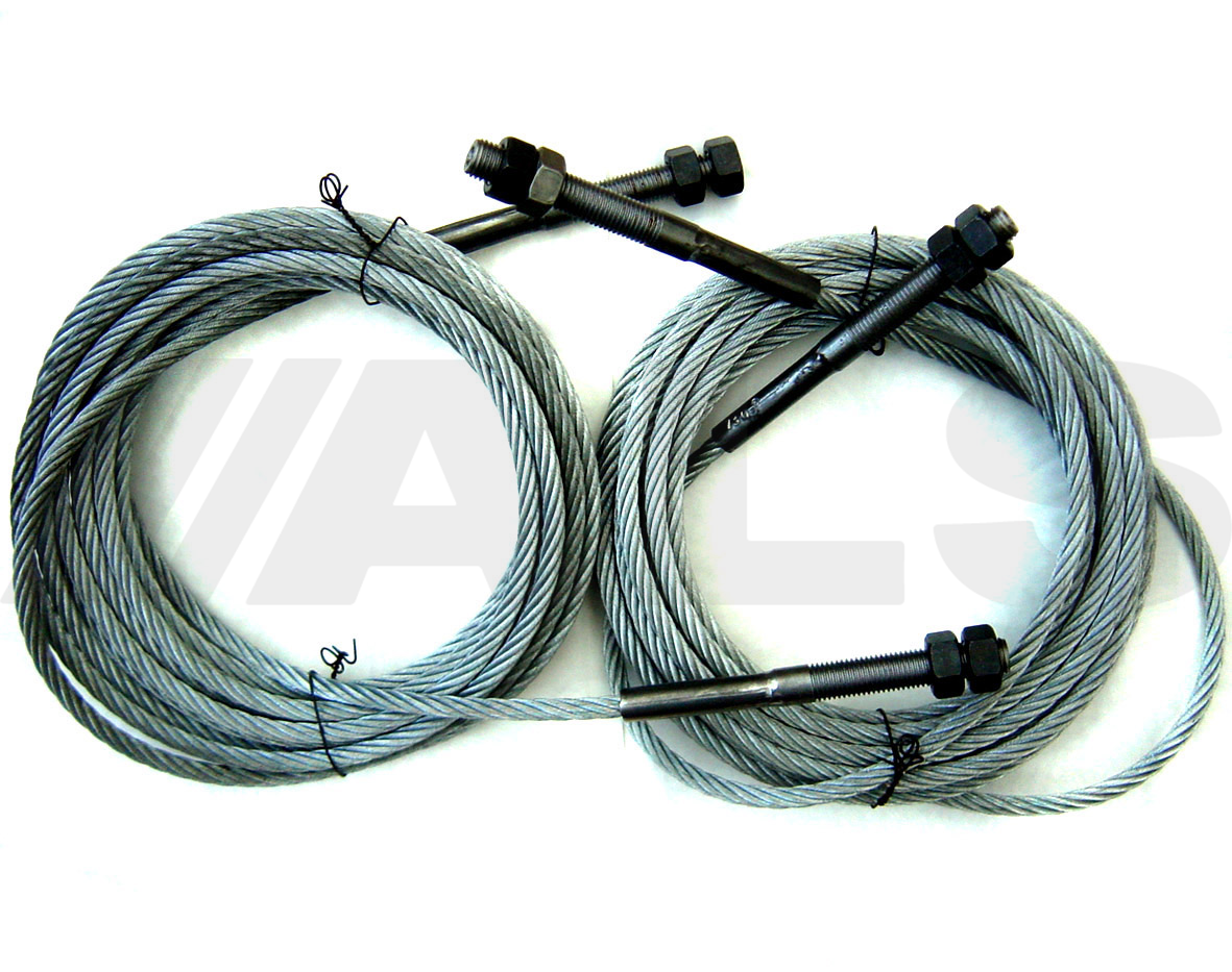 Full set of cables suitable for Eurotek-24BM vehicle lift, ramp, hoist
