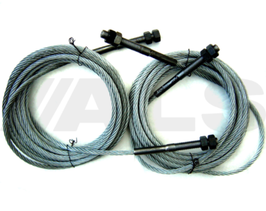 Full set of cables suitable for Eurotek-EE6254 multistrand vehicle lift, ramp, hoist