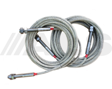 Full set of cables suitable for OMCN-ART-400 vehicle lift, ramp, hoist