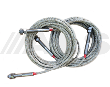 Full set of cables suitable for OMCN-ART-401 vehicle lift, ramp, hoist
