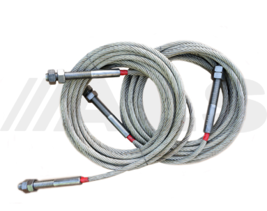 Full set of cables suitable for OMCN-ART-402 vehicle lift, ramp, hoist