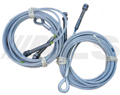 Full set of cables suitable for Rav-4355 vehicle lift, ramp, hoist