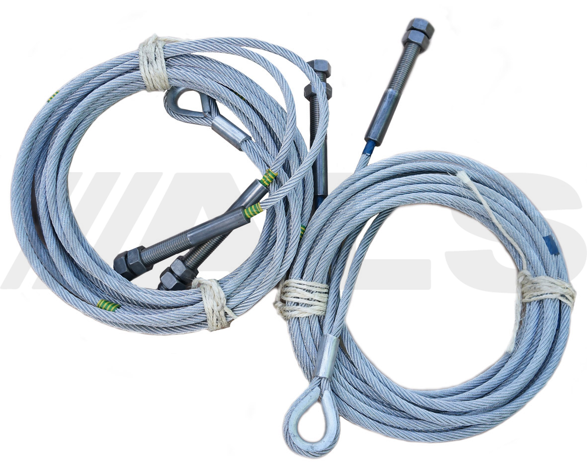 Full set of cables suitable for Rav-4401 vehicle lift, ramp, hoist