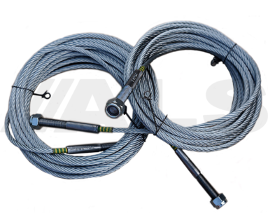Full set of cables suitable for Rotary SPOA40_SPOA9_400 SERIES_N33 vehicle lift, ramp, hoist