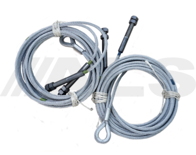 Full set of cables suitable for SPACE-SQ502 vehicle lift, ramp, hoist