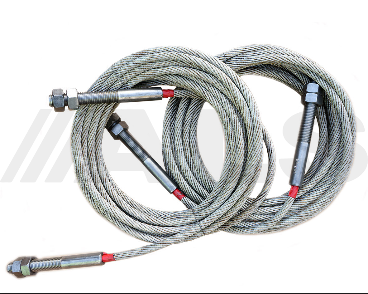 Full set of cables suitable for WERTHER-430 vehicle lift, ramp, hoist