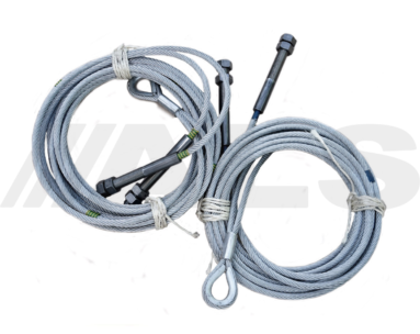 Full set of cables suitable for SPACE SQ355 vehicle lift, ramp, hoist